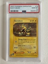 2002 Pokemon e-Series Expedition Base Set 76/165 Electabuzz PSA 10