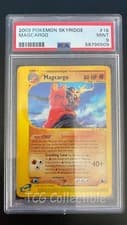 PSA 9 MINT Magcargo 18 Rare 2003 Skyridge WOTC Pokemon Card
