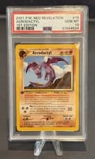 2001 Pokemon Neo Revelation 1st Edition English Card: PSA 10 - Aerodactyl #15/64