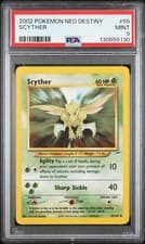 2002 POKEMON NEO DESTINY #55 SCYTHER PSA 9