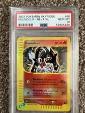Houndour Reverse Foil Skyridge 66 PSA 10 Pokemon Card Gem Mint WOTC