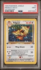 1999 POKEMON JUNGLE 1ST ED #8 PIDGEOT-HOLO PSA 9