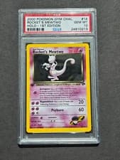 Pokemon PSA 10 1ST EDITION GYM CHALLENGE ROCKET'S MEWTWO 14/132 - GEM MINT