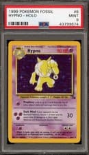Pokemon Hypno Fossil Unlimited Holo Rare #8 PSA 9 Mint