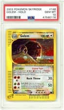 Pokemon Golem Crystal #148 Skyridge Holo PSA 10 Gem Mint