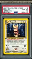 PSA 10 ⭐️ Pokemon Noctowl 42 1st Edition Neo Genesis Vintage Non-Holo