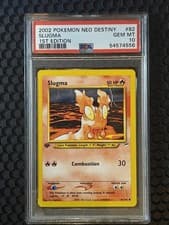 2002 Pokémon Neo Destiny #82 Slugma – 1st Edition – PSA 10 GEM MINT