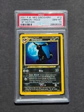 Pokemon PSA 10 1ST EDITION NEO DISCOVERY UMBREON 13/75 - GEM MINT