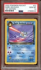 PSA 10 GEM MINT Dark Golduck 37/82 Team Rocket 1ST EDITION Pokemon Card