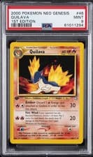 2000 POKEMON NEO GENESIS 1ST ED #46 QUILAVA PSA 9