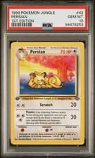 1999 Pokemon Jungle 1st Edition #42/64 Persian PSA 10 GEM MINT