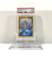 SEADRA 42/62 - FOSSIL 1999 POKEMON CARD - FRESH SLAB - POP 167 - PSA 9 MINT