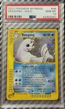 2003 Pokemon Skyridge # H6 Dewgong Holo PSA 10 Card! GEM MINT! Trusted Seller!
