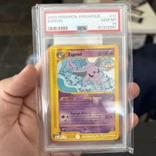 Espeon #11/147 - Non Holo - 2003 Pokemon Aquapolis - GEM MINT PSA 10 -low Pop 68