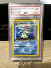 PSA 9 - Croconaw First Edition - 2000 Neo Genesis #32 - Pokemon Card