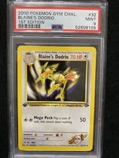 2000 Pokemon Gym Challenge 1st Edition Blaine's Dodrio 32/132 PSA 9 Mint