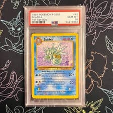 PSA 10 - Seadra 1st Edition Fossil 42/62 1st Edition Pokemon GEM MINT