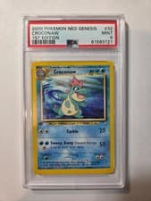 2000 POKEMON NEO GENESIS CROCONAW IST EDITION #32 PSA 9 MINT