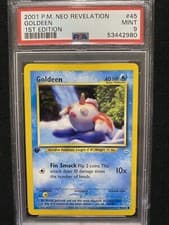 2001 Pokemon Neo Revelation 1st Edition Goldeen 45/64 PSA 9 Mint