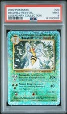 2002 POKEMON LEGENDARY COLLECTION #20 BEEDRILL-REVERSE FOIL PSA 9