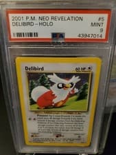 POKEMON PSA 9 MINT DELIBIRD 5/64 NEO REVELATION UNLIMITE