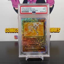 Hitmonlee Reverse Holo PSA 9 2002 Pokemon Legendary Collection 13/110