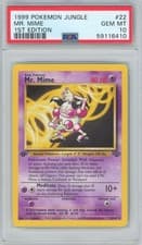 Pokemon Jungle 1999 1st Edition Mr Mime PSA 10 Gem Mint 22/64 Non Holo Rare