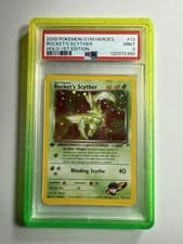 Pokemon Rocket's Scyther Gym Heroes 1st Ed Holo 13/132 2000 PSA 9