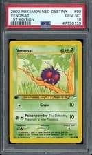 2002 Pokemon Neo Destiny #90 Venonat 1st Edition PSA 10