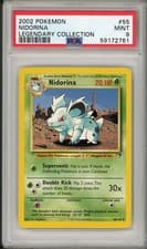 2002 Pokemon Legendary Collection Nidorina #55 PSA 9