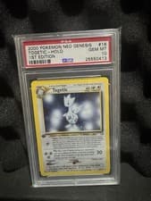 Pokemon Togetic Neo Genesis 1st Edition Holo Rare #16 PSA 10 Gem Mint LOW POP