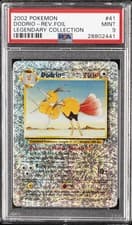 2002 POKEMON LEGENDARY COLLECTION #41 DODRIO-REVERSE FOIL PSA 9