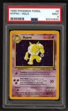 Pokemon TCG Fossil Set Hypno Holo  1999 8/62 PSA 9 MINT