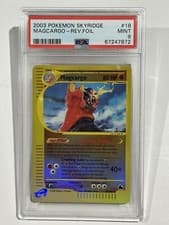 2003 Pokemon Skyridge - Magcargo Rev.Foil #18 PSA 9 MINT