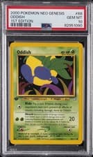2000 POKEMON NEO GENESIS 1ST EDITION #68 ODDISH PSA 10