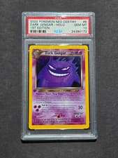 Pokemon PSA 10 1ST EDITION NEO DESTINY DARK GENGAR 6/105 - GEM MINT