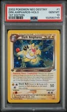PSA 10 1st Edition Dark Ampharos Holo Neo Destiny *NEW CERT* *LOW POP*