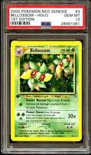 PSA 10 GEM MINT Bellossom 3/111 HOLO RARE Neo Genesis 1ST EDITION Pokemon Card