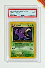 Pokemon PSA 9 Crobat #4 Holo Neo Revelation 2001 English