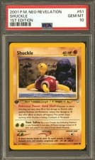 Pokemon Neo Revelation 1st Edition Shuckle 51/64 PSA 10 GEM MINT