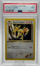 2000 POKEMON GYM CHALLENGE #32 BLAINE'S DODRIO 1ST EDITION PSA 9 MINT