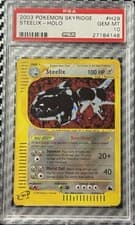 2003 Pokemon Skyridge # H29 Steelix Holo PSA 10 Card! GEM MINT! Trusted Seller!
