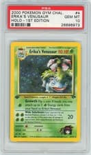 PSA 10 1st Edition Erika's Venusaur  Holo 4/132 Gym Challenge Pokemon 2000
