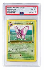 PSA 10 Pokemon 1999 1st Edition Jungle Venomoth #29 Non Holo