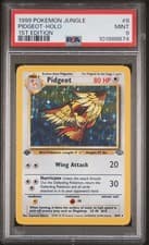 1999 POKEMON JUNGLE 1ST ED #8 PIDGEOT-HOLO PSA 9