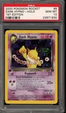 Pokemon Dark Hypno Team Rocket 1st Edition Holo Rare #9 PSA 10 Gem Mint