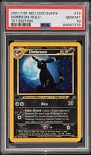 2001 Pokemon Neo Discovery 1st Edition Umbreon Holo #13 PSA 10 POP - 103 🌓 🐈‍⬛