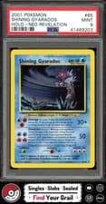 PSA 9 Shining Gyarados Holo #65 2001 Pokemon Neo Revelation Card