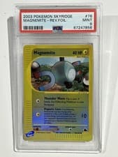 2003 Pokemon Skyridge - Magnemite Rev.Foil #76 PSA 9 MINT