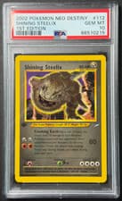 Pokemon PSA 10 GEM MINT Shining Steelix 1st Edition 112/105 Neo Destiny 2002